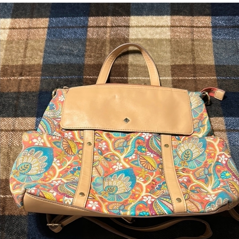 Antonio Melani Colorful Paisley Women's Back Pack